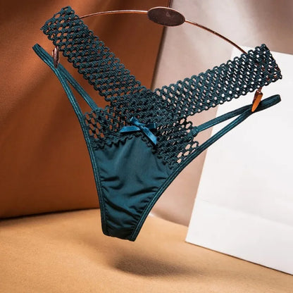 Woven Temptation Strappy Thong