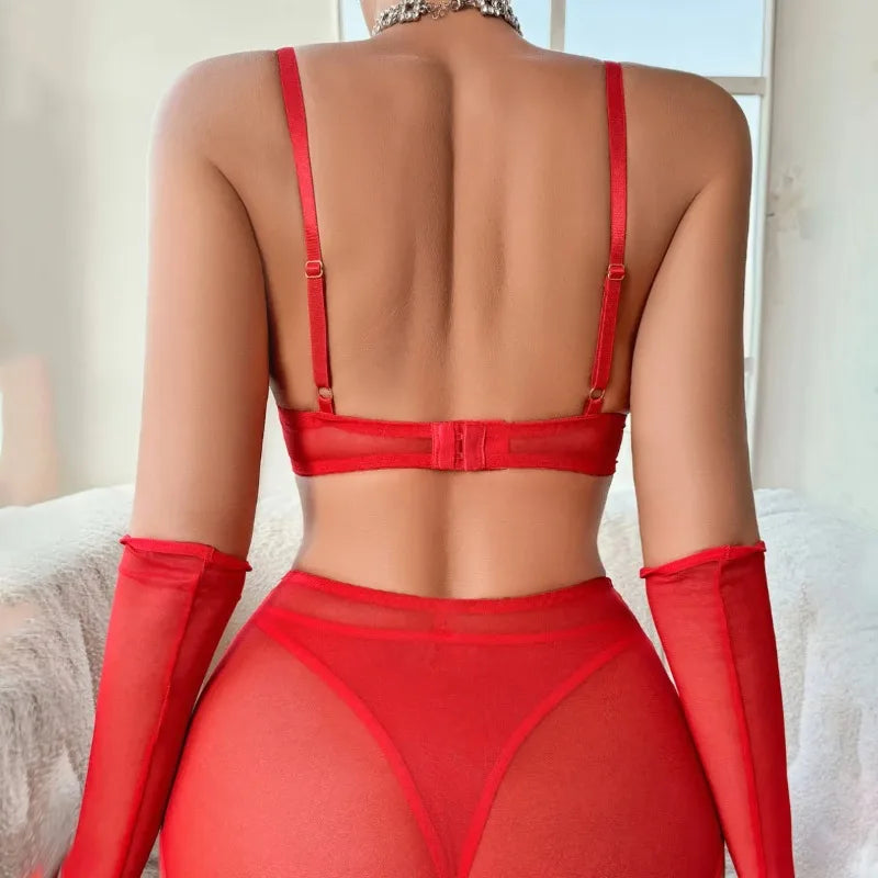 Heartbound Chain Lingerie Set