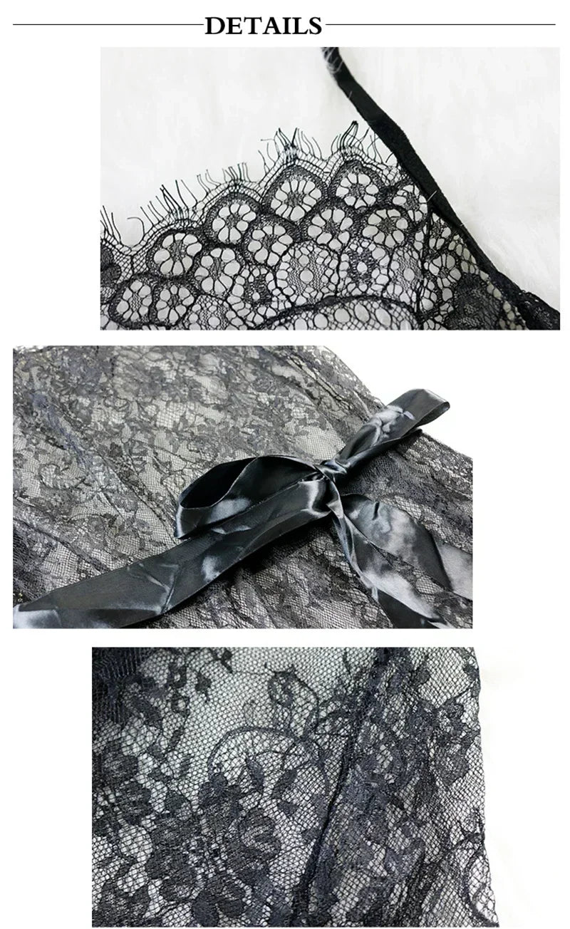 Draped in Desire Lace Chemise