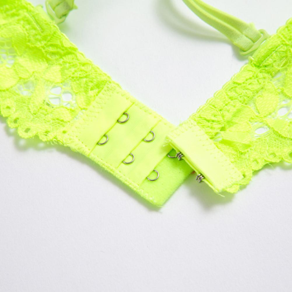 Electric Bloom Lace Lingerie Set