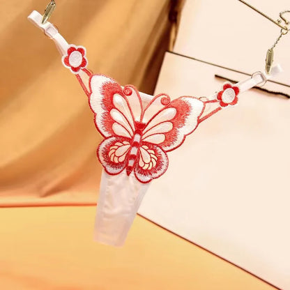 Bordeaux Wings Thong