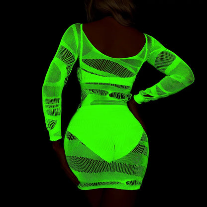 Neon Temptation Bodystocking