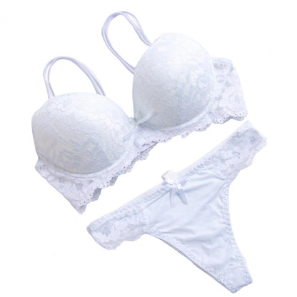 Electric Bloom Lace Lingerie Set