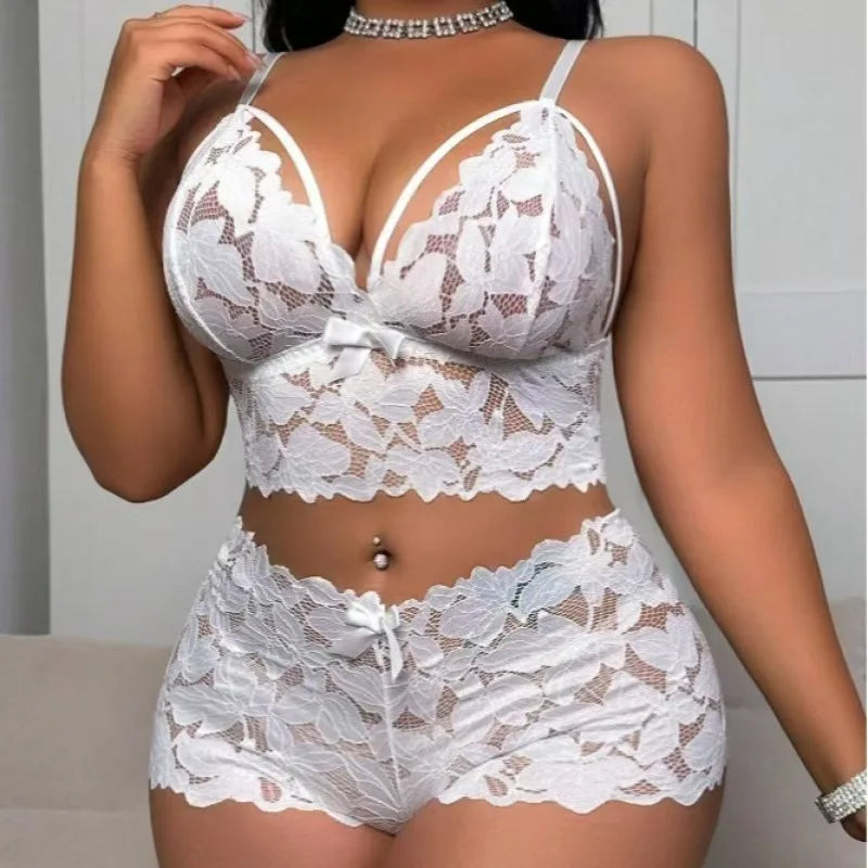 Velvet Vows Lace Lingerie Set