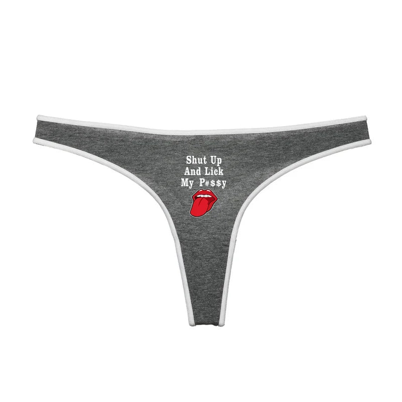 Say Less Statement Thong