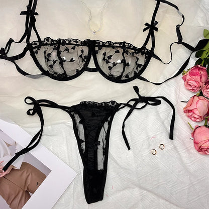 Floral Temptation Lingerie Set