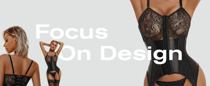 Midnight Sculpt Corset Bodysuit