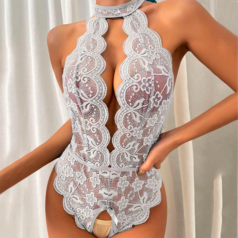 Eternal Flame Lace Bodysuit