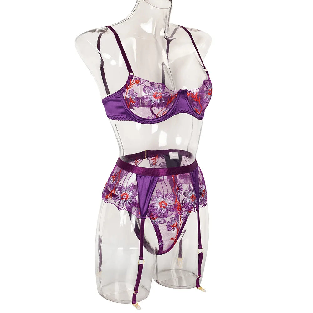 Electric Eden Suspender Set