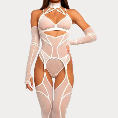 Prism Veil Harness Bodystocking Set