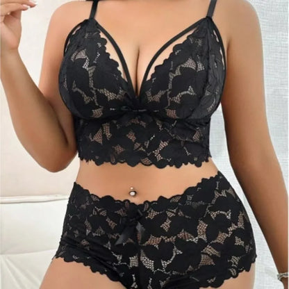 Velvet Vows Lace Lingerie Set