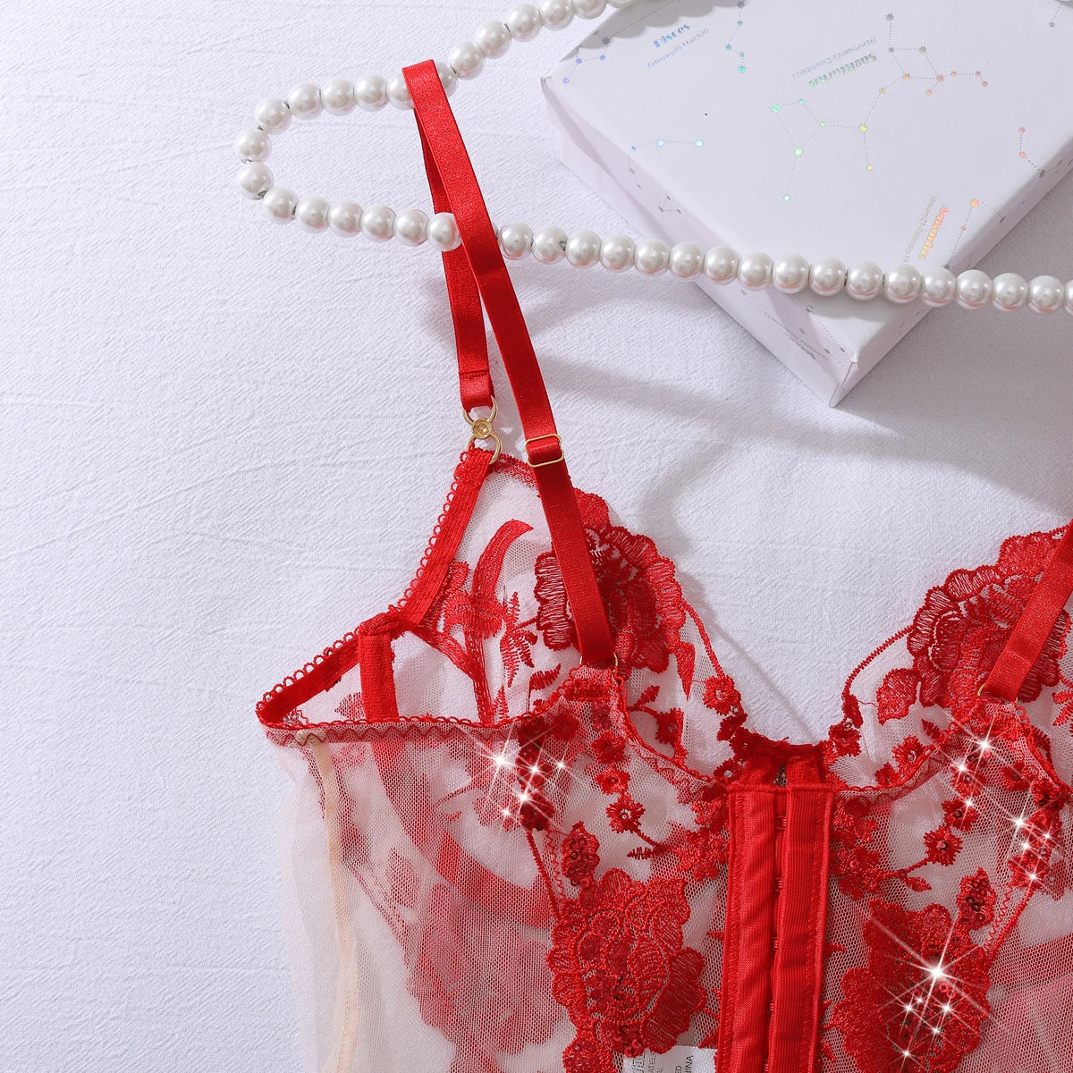 Belladonna Corset Suspender Set