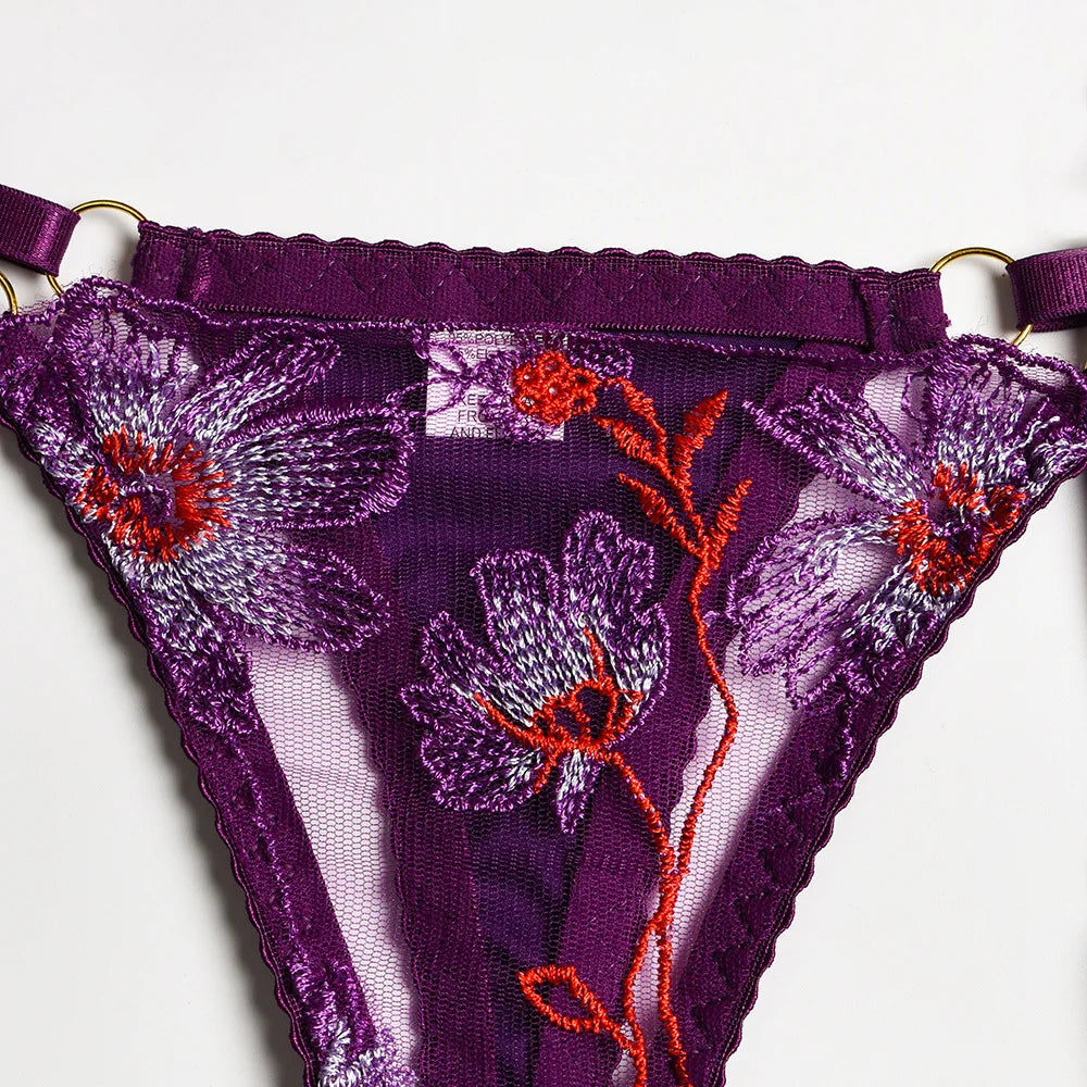 Electric Eden Suspender Set