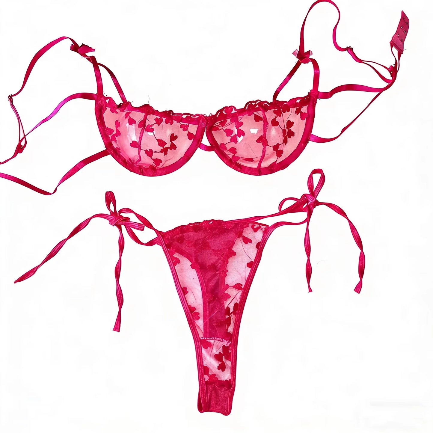 Floral Temptation Lingerie Set