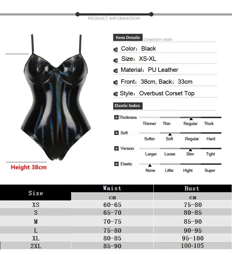 Lacquered Heat Vinyl Bodysuit