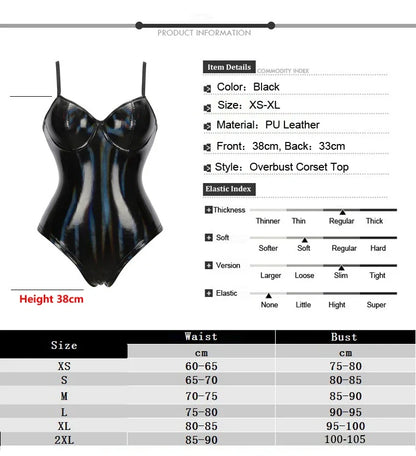 Lacquered Heat Vinyl Bodysuit