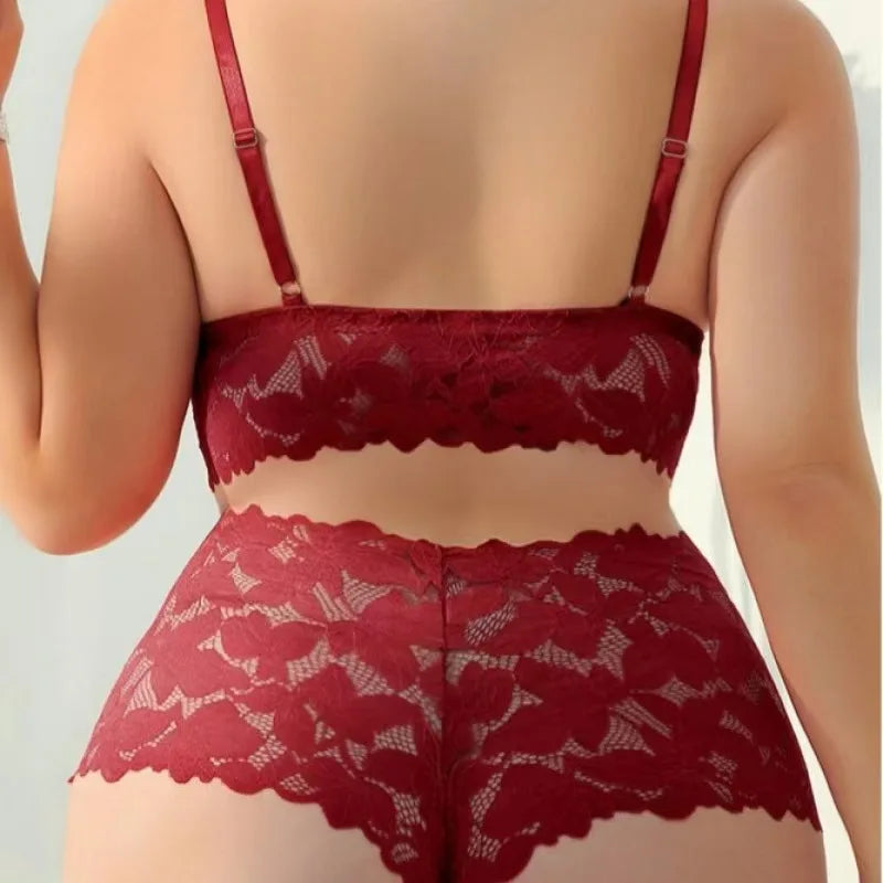 Velvet Vows Lace Lingerie Set