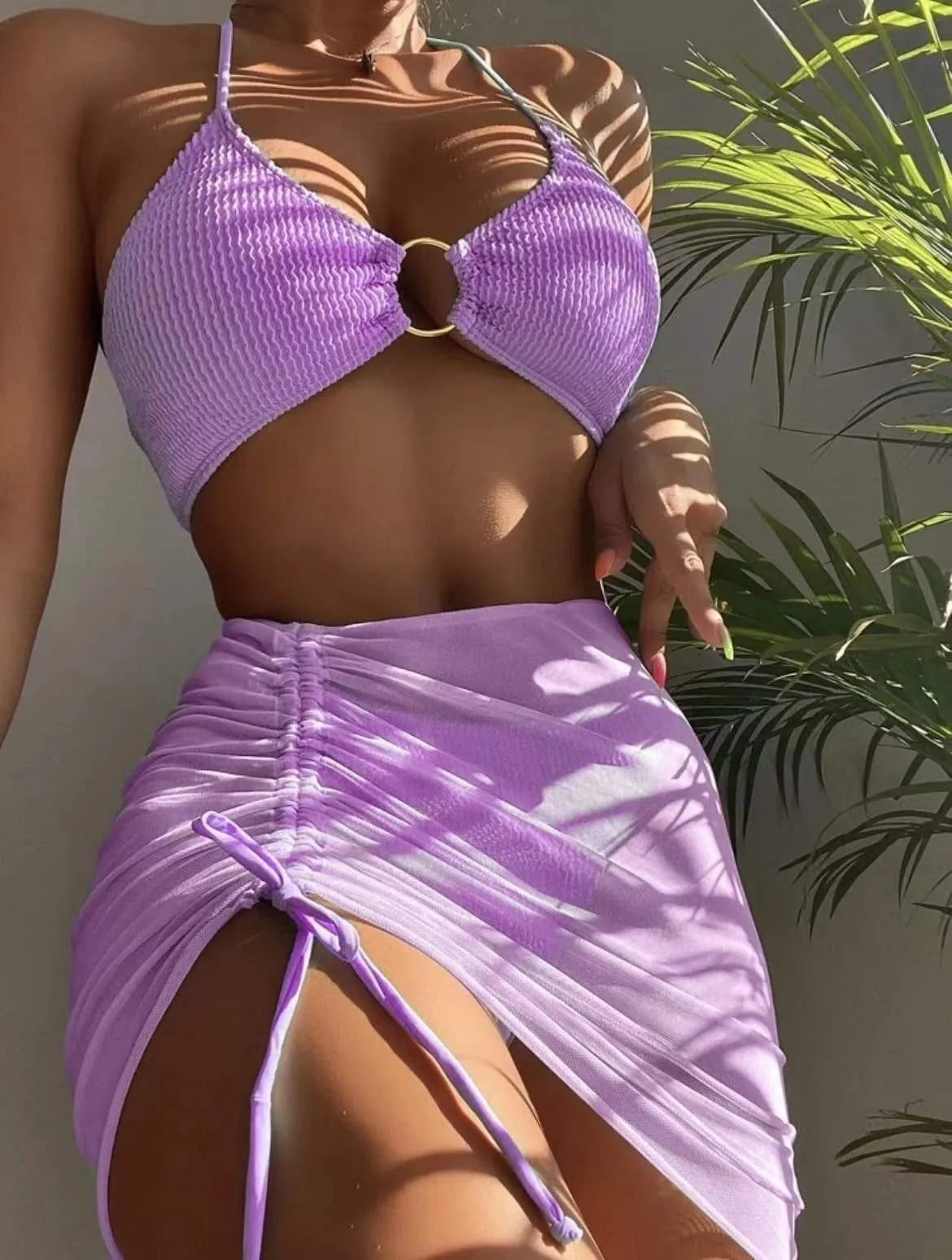 Riviera Muse Ring Bikini & Wrap Skirt Set