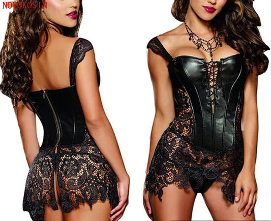 Lace Authority Corset Dress