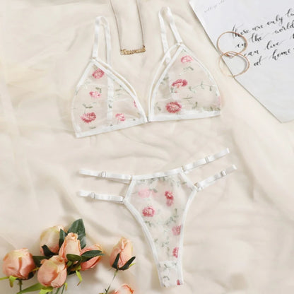Blossom Whisper Lingerie Set
