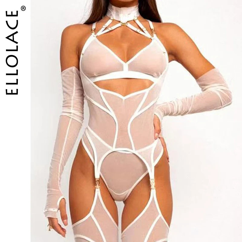 Prism Veil Harness Bodystocking Set