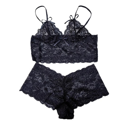 After Dark Lace Short Set
