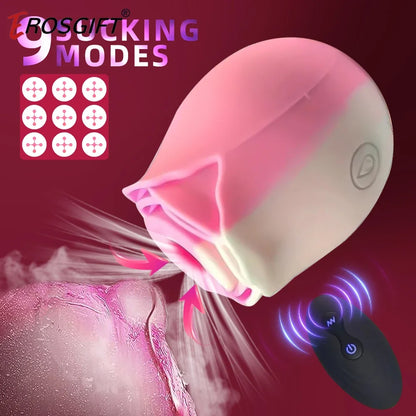 Rose Shape Sucking Vibrator
