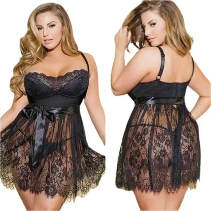 Draped in Desire Lace Chemise