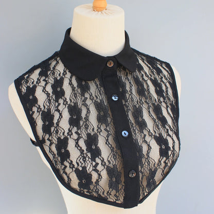Ivory Whisper Lace Collar