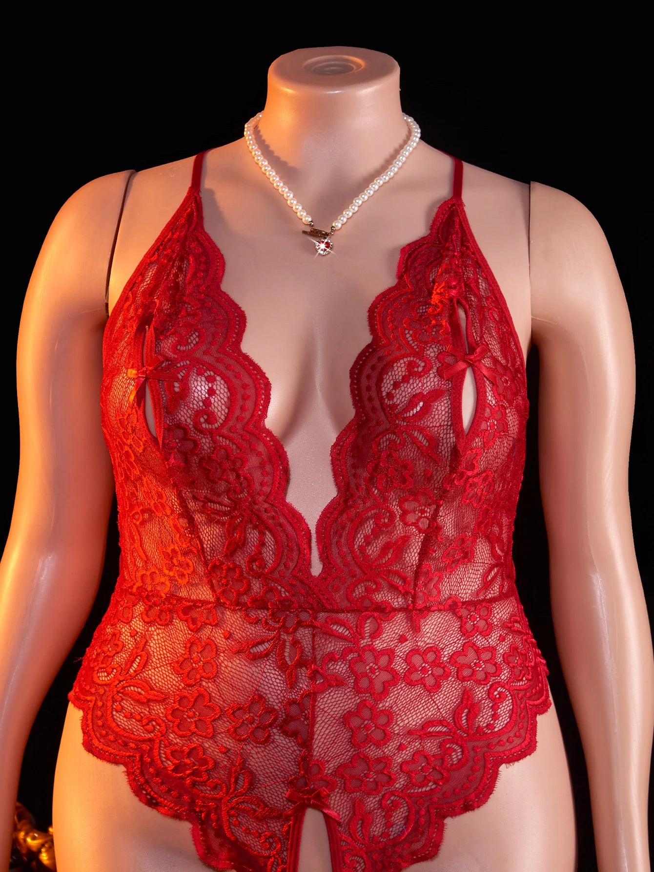 Passion Veil Lace Teddy