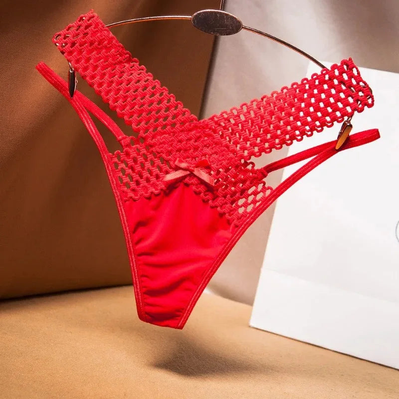 Woven Temptation Strappy Thong