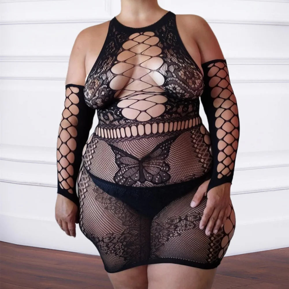 After Dark Curve Lace Dress
