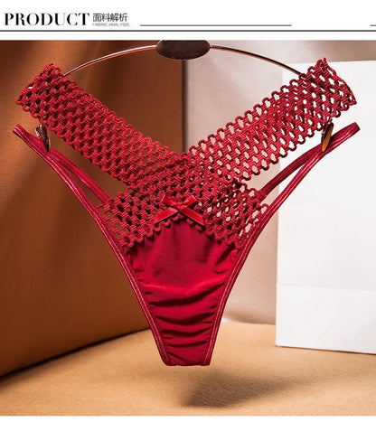 Woven Temptation Strappy Thong