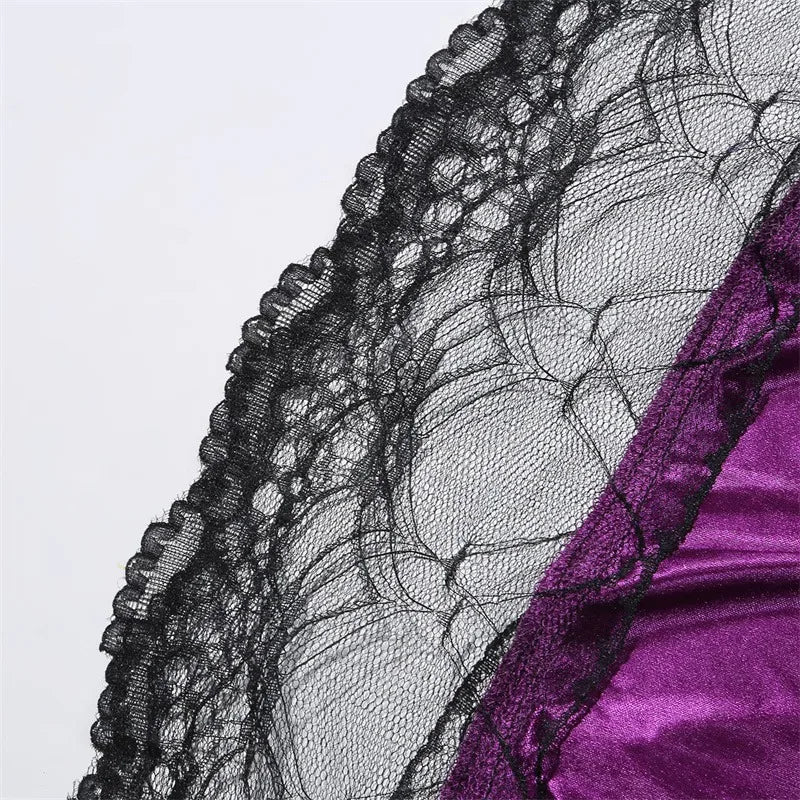 Satin Embrace Lace Babydoll