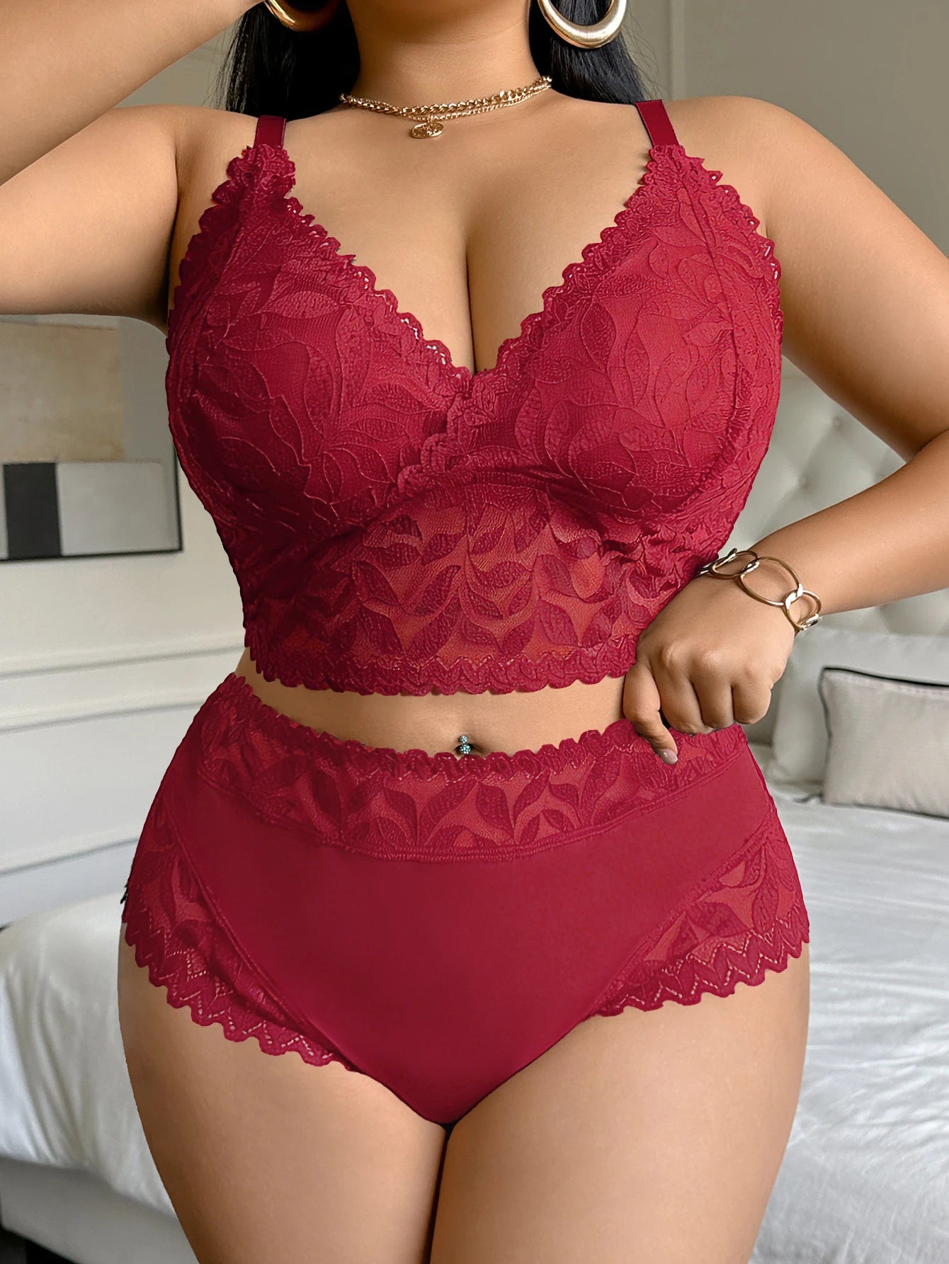 Curve Devotion Lace Set