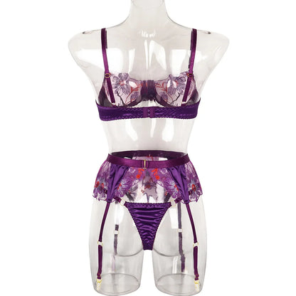 Electric Eden Suspender Set