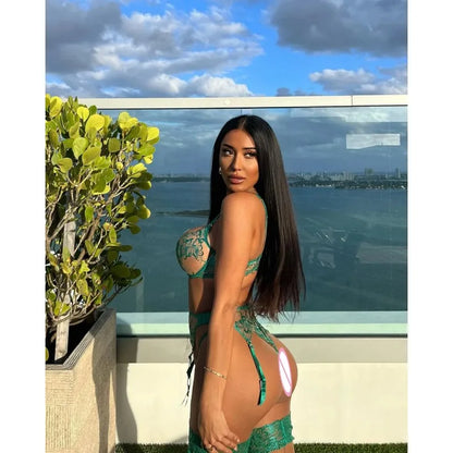 Emerald Seduction Lingerie Set