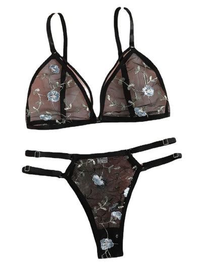 Blossom Whisper Lingerie Set