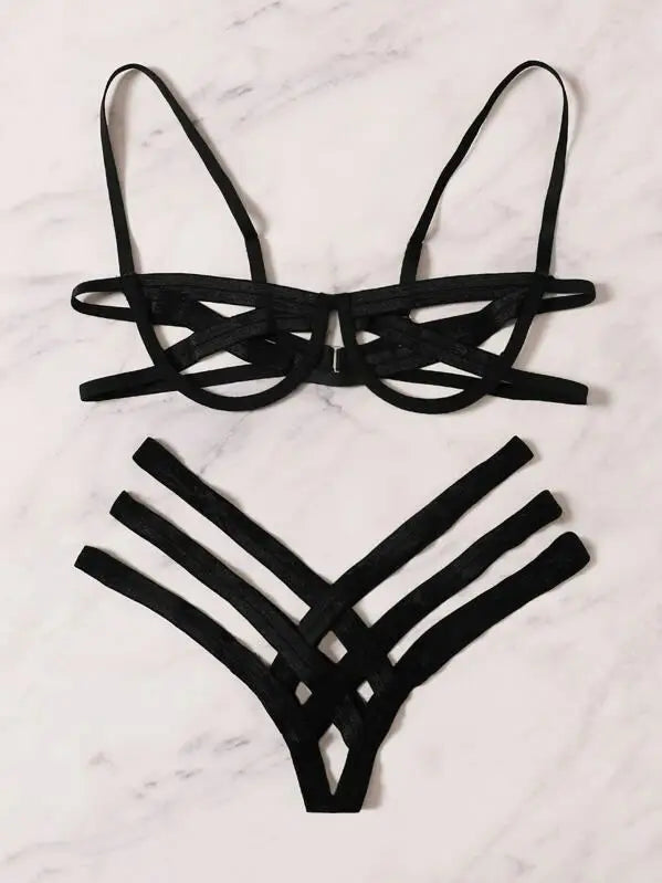 Strapped Obsession Lingerie Set