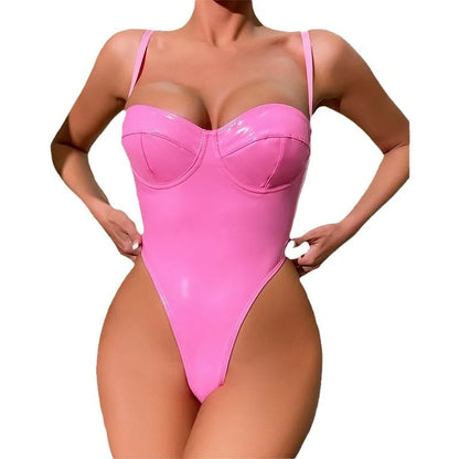 Lacquered Heat Vinyl Bodysuit