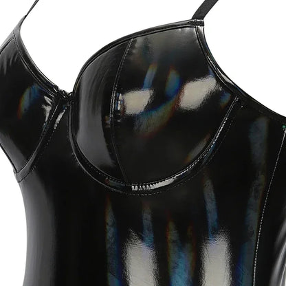 Lacquered Heat Vinyl Bodysuit