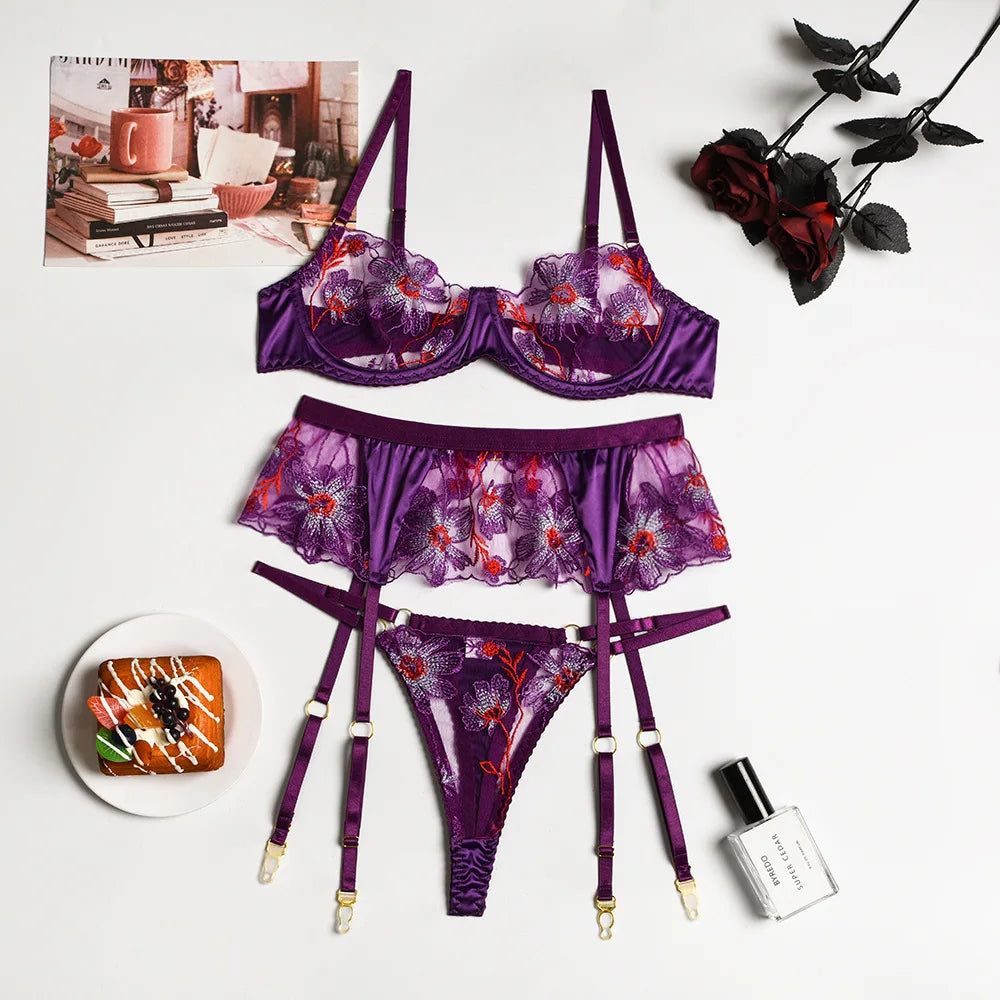 Electric Eden Suspender Set