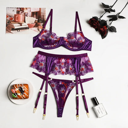 Electric Eden Suspender Set