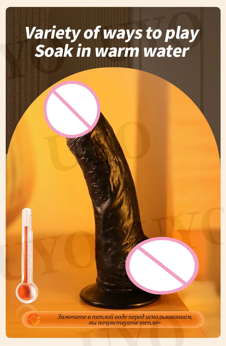 Midnight Obsession Realistic Dildo