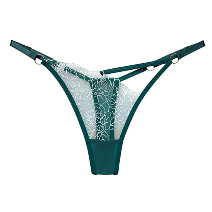 Petal Frame Strappy Thong