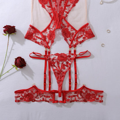 Belladonna Corset Suspender Set