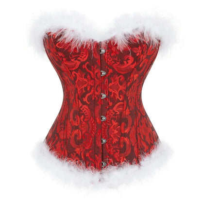 Velvet Under the Mistletoe Corset