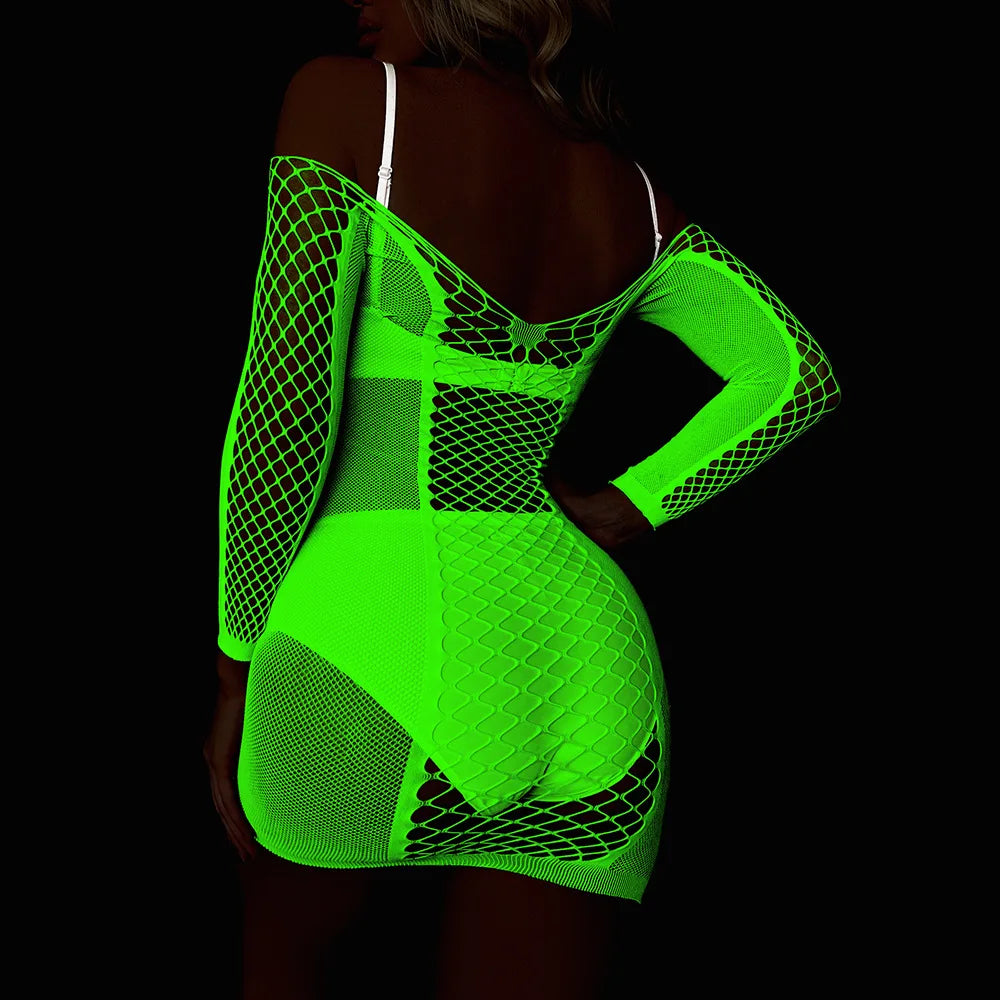 Neon Temptation Bodystocking