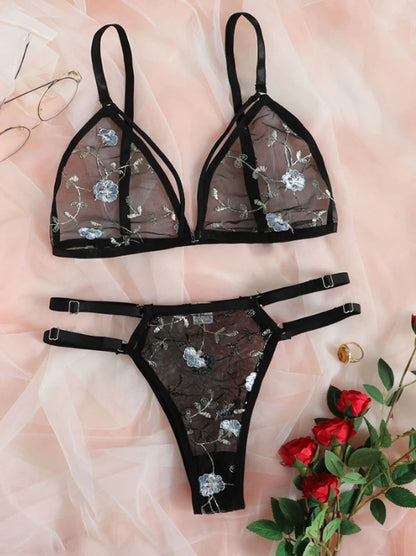 Blossom Whisper Lingerie Set