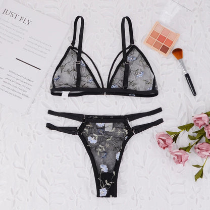 Blossom Whisper Lingerie Set